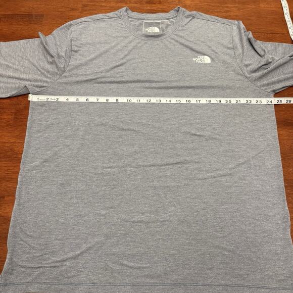 The North Face Long Sleeve Crew Neck Tshirt Gray Men's XL Outdoor - Picture 4 of 7